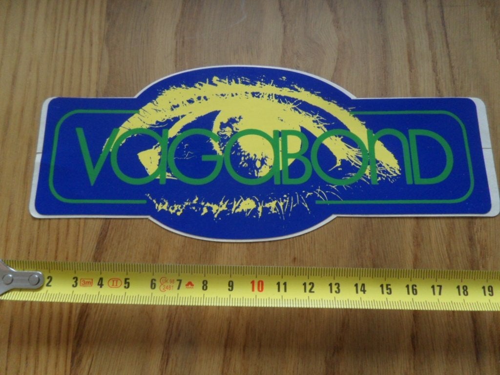 sticker VAGABOND, Ophalen of Verzenden, Zo goed als nieuw