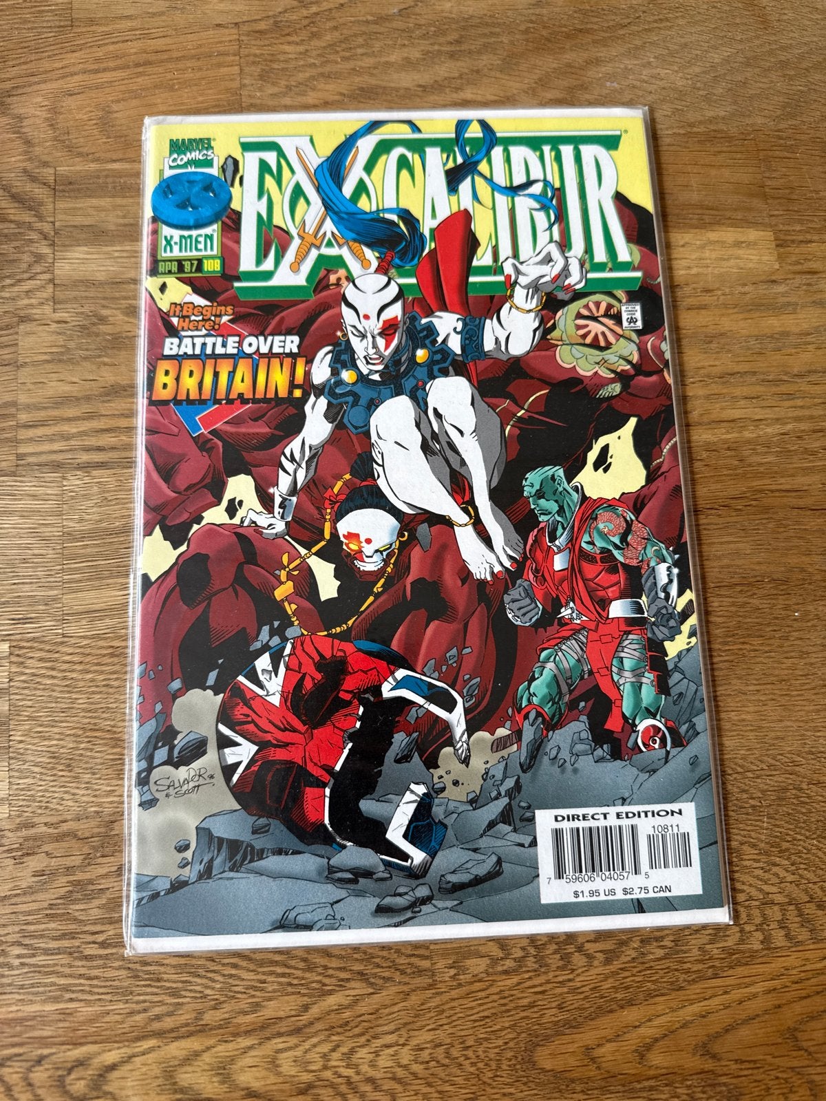 Excalibur #108 Marvel Comics X-Men April '97, Boeken, Strips | Comics, Eén comic, Ophalen of Verzenden, Zo goed als nieuw, Amerika