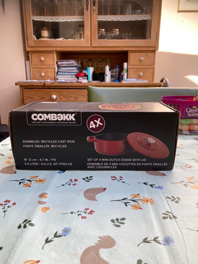 Combekk kookgerei, Ophalen, Overige typen, Nieuw, Rood
