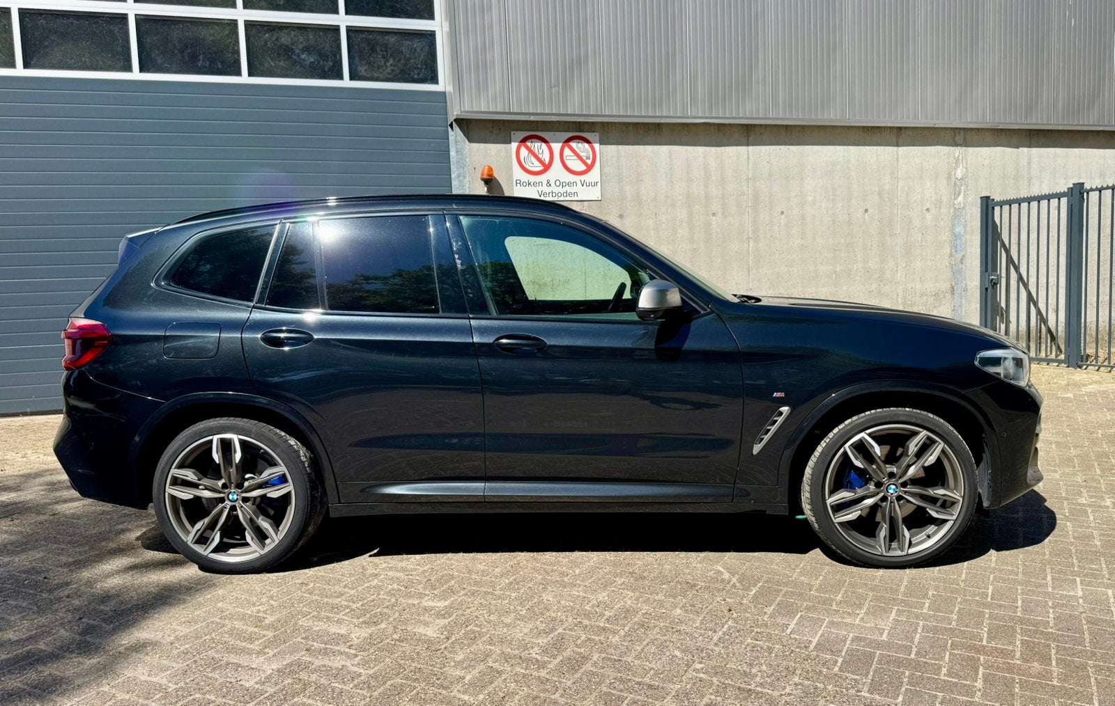 BMW X3 M40i 360pk Aut 2018 Zwart, Auto's, Automaat, Zwart, Zwart, Leder