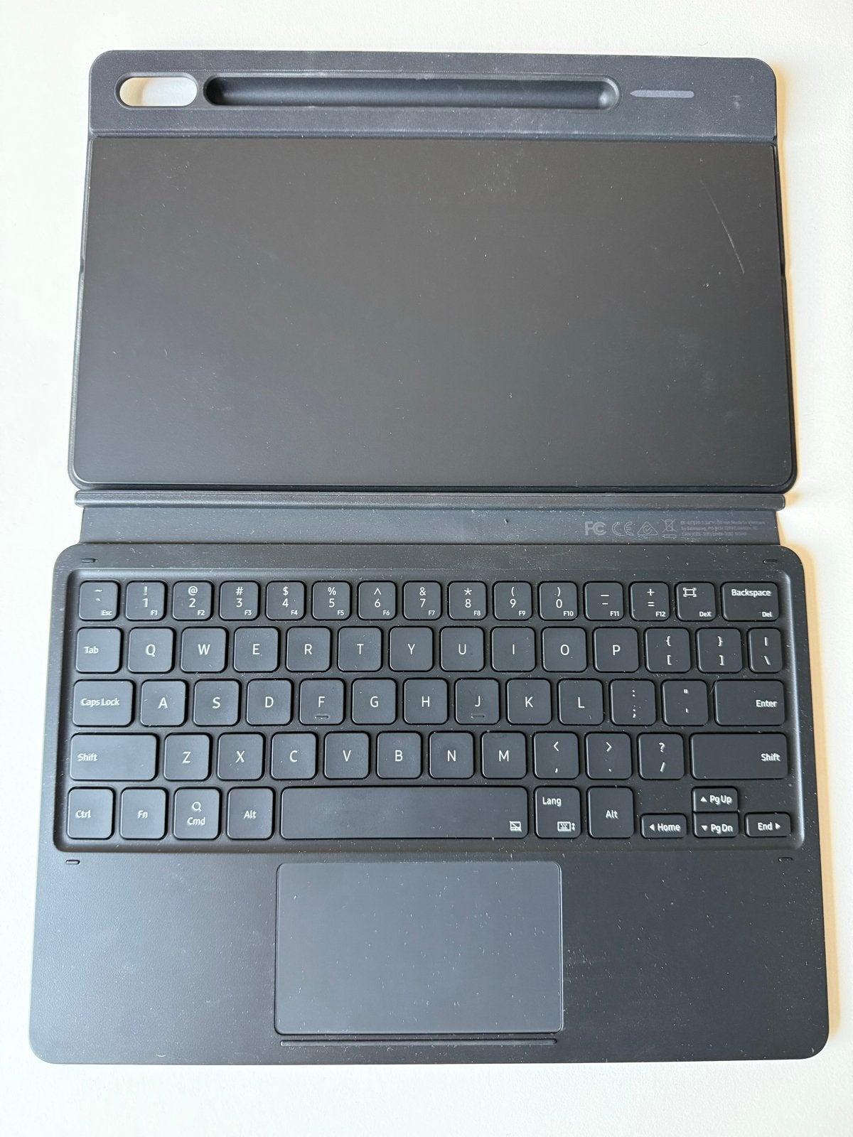 Samsung Keyboard Cover voor Galaxy Tab S7/S8 11 inch, Ophalen of Verzenden, Zo goed als nieuw, 11 inch