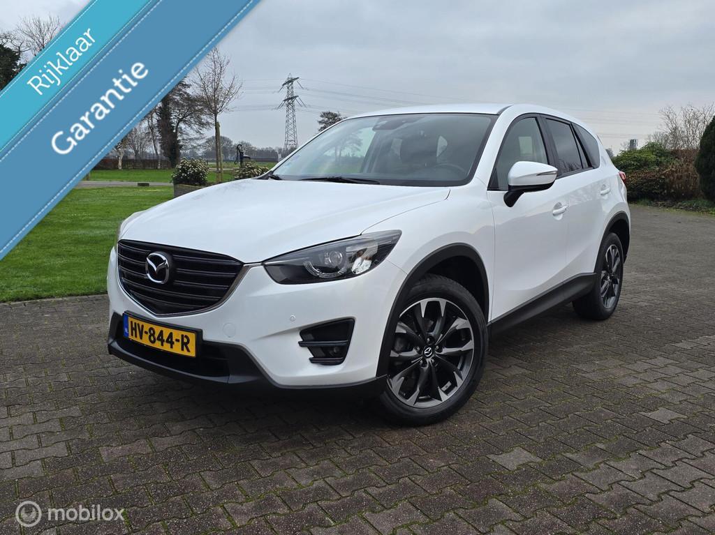 Mazda CX-5 2.0 SkyActiv-G 165 TS+ 2WD/1e EIGENAAR/LEER/LED, Auto's, Mazda, Voorwielaandrijving, 1998 cc, 4 cilinders, Wit