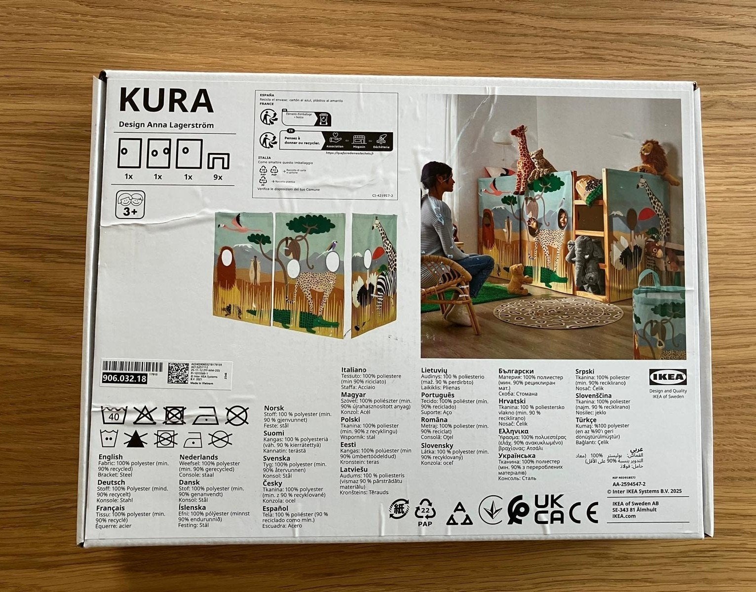 IKEA KURA bedtent jungle thema, Ophalen of Verzenden, Nieuw, Overige typen