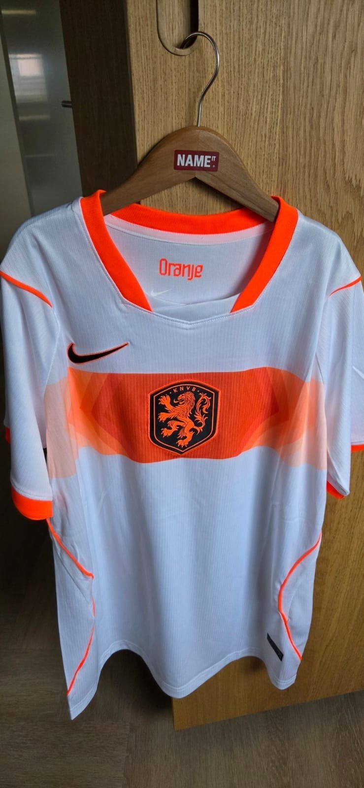 Oranje KNVB Thuisshirt - Maat M, Maat M, Verzenden, Zo goed als nieuw, Shirt