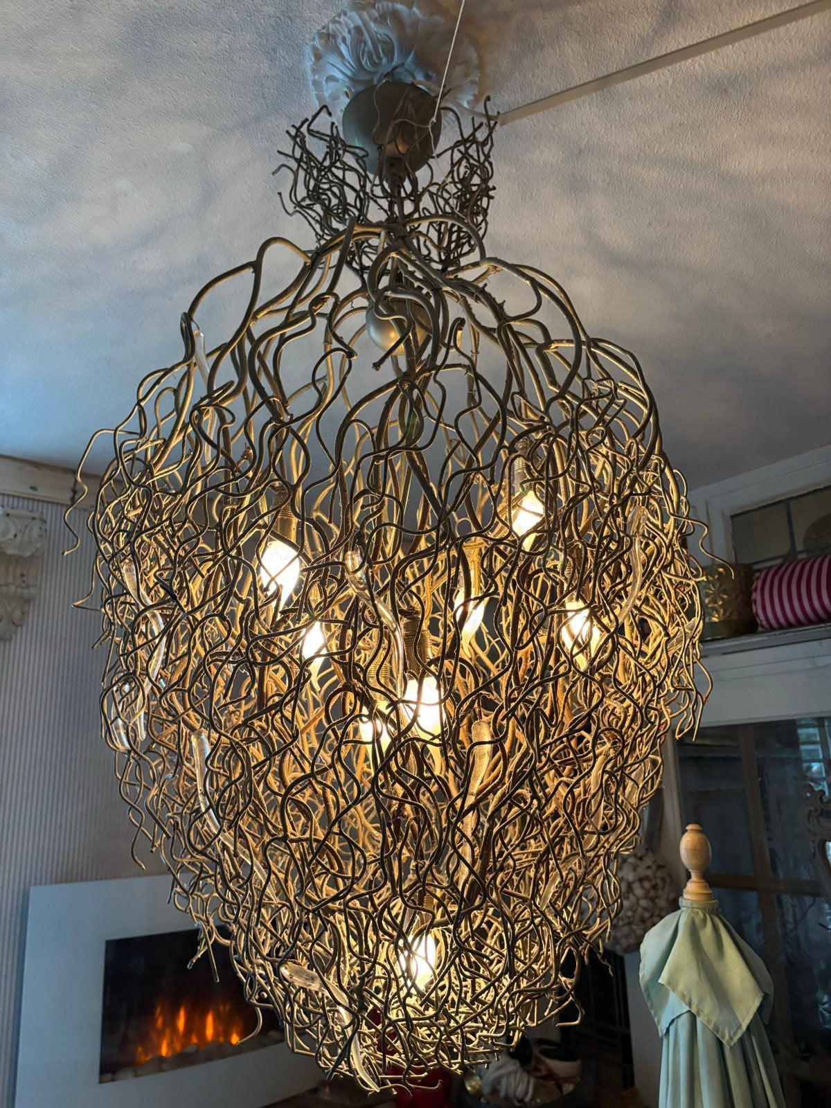 Brand van Egmond Hollywood lamp - Uniek design, Ophalen, Gebruikt, Metaal, E14 (klein)