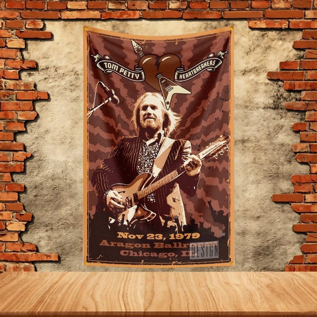Grote vlaggen Tom Petty (150x90cm), Ophalen of Verzenden, Nieuw