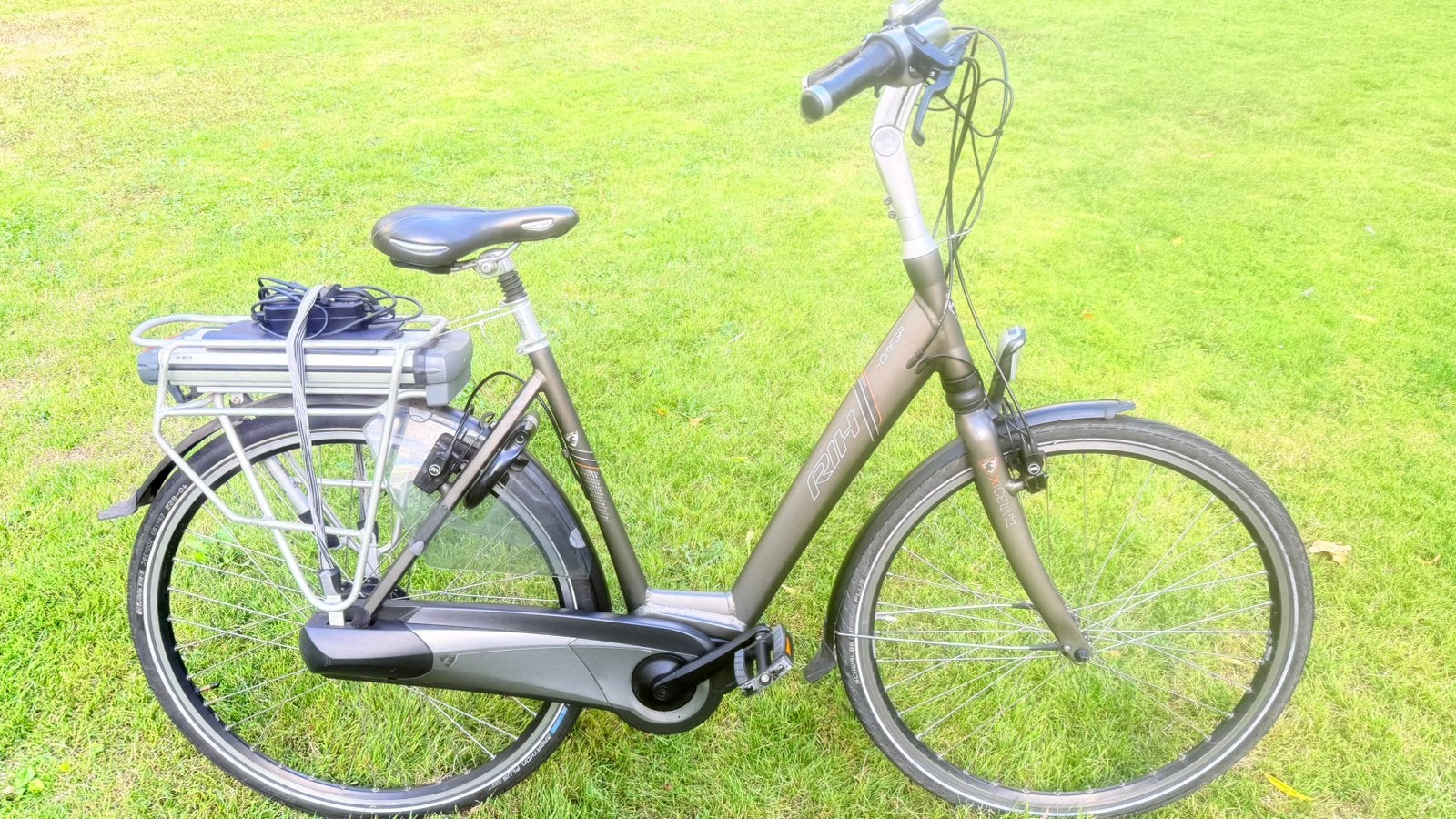 Mooie goede unisex damesfiets E-bike RIH X-OMEGA 54cm, Fietsen en Brommers, Velgrem, Versnellingen, Ophalen, Overige merken