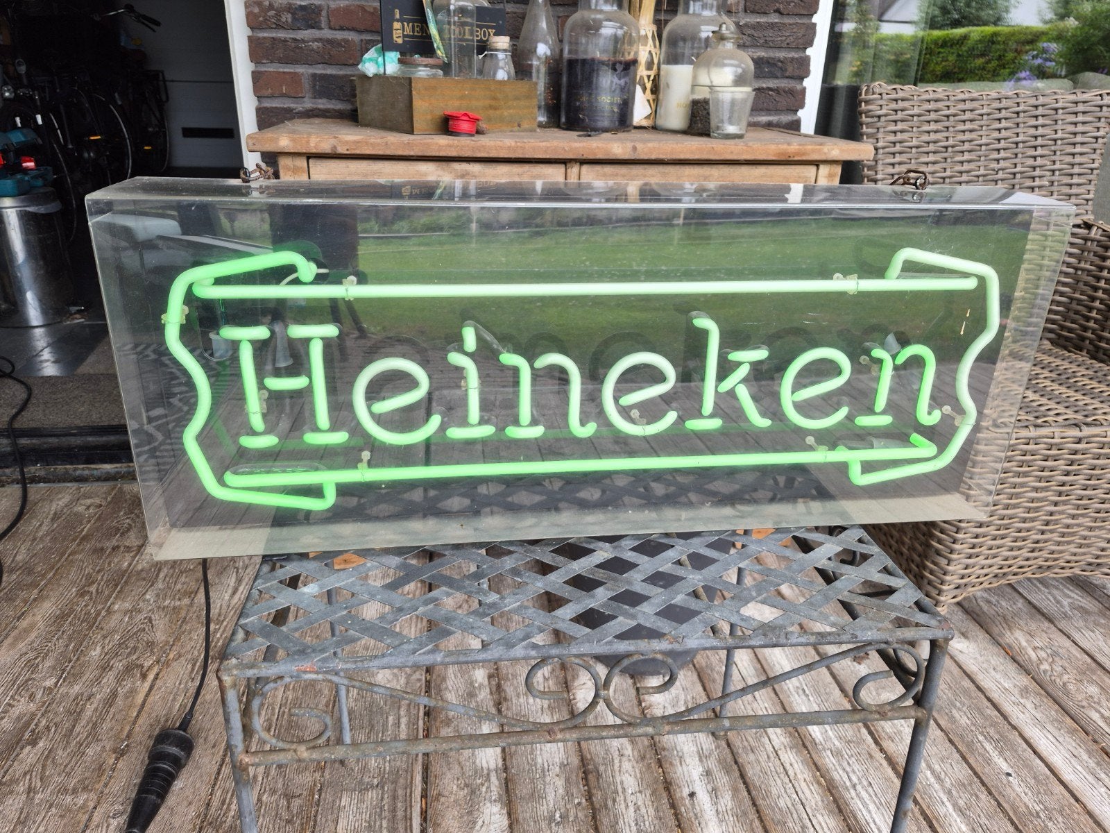 Heineken Neon Lichtbak - Vintage Reclame, Ophalen