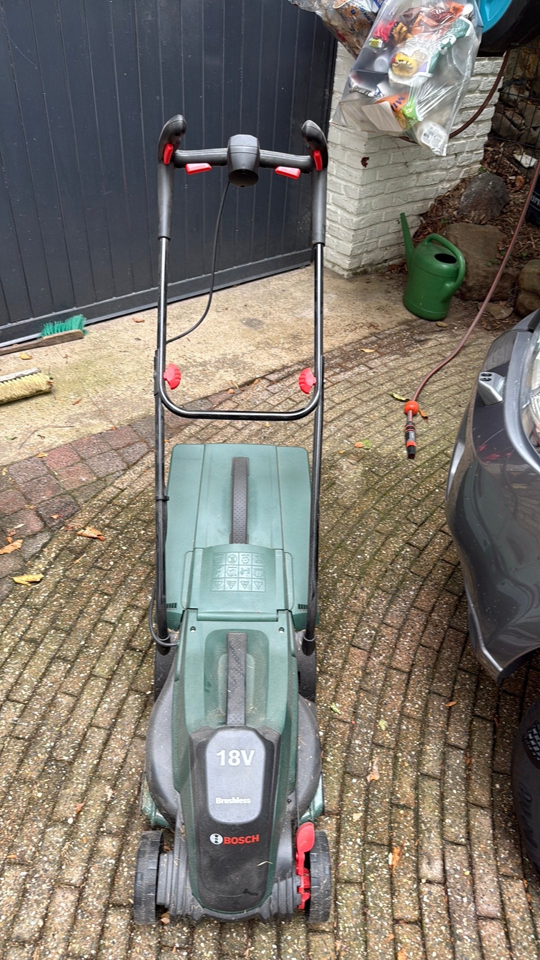 Grasmaaier Bosch, Ophalen, Gebruikt
