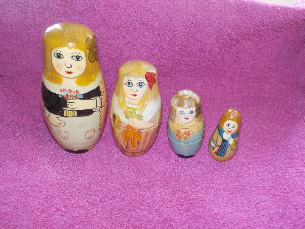 Matroesjka meisjes - Vintage, Ophalen of Verzenden, Zo goed als nieuw