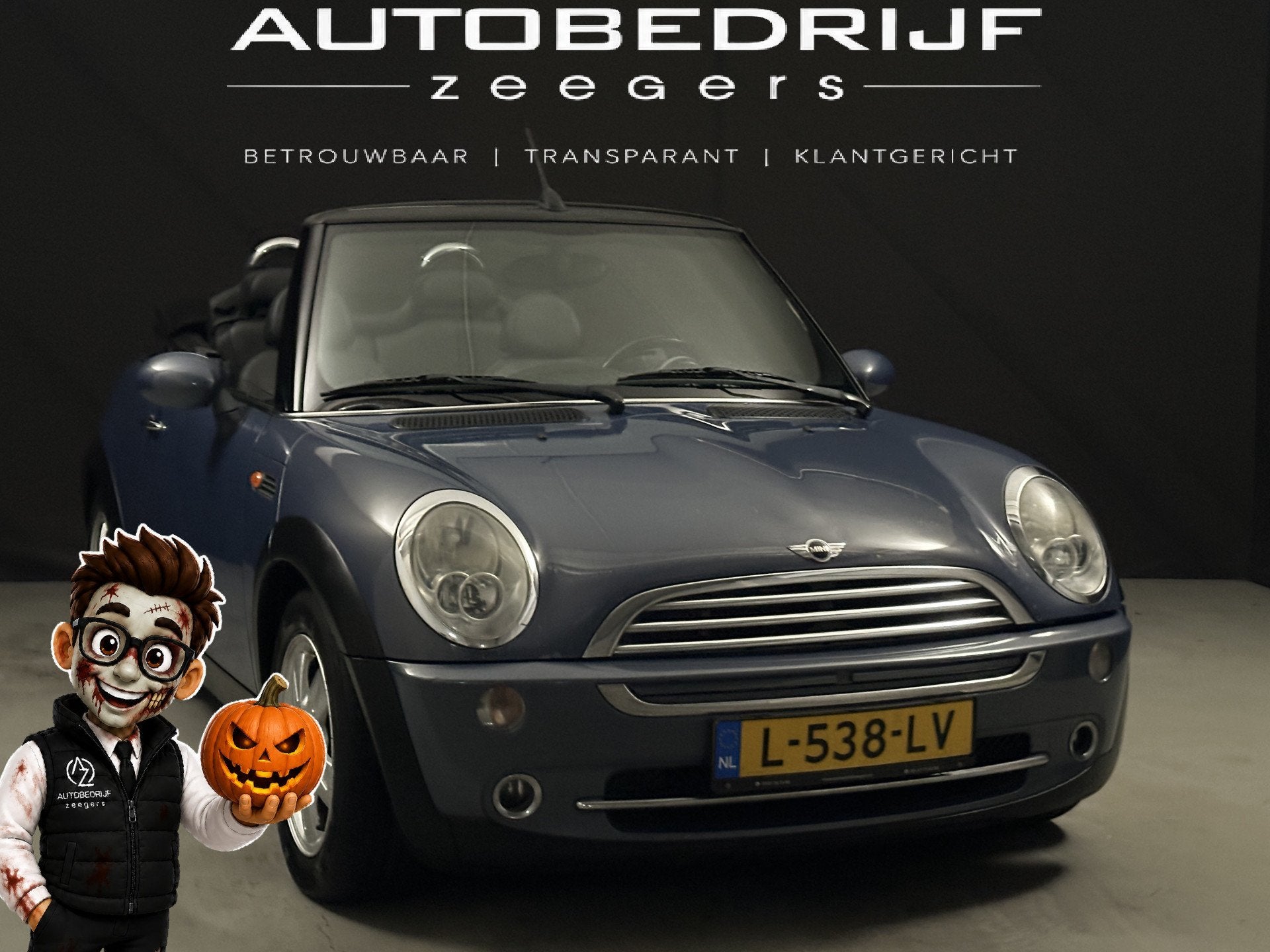 MINI Cabrio 1.6 Cooper *Cabrio*AC*Automaat*Heatseat*, Auto's, Gebruikt, 4 cilinders, 116 pk, Bedrijf