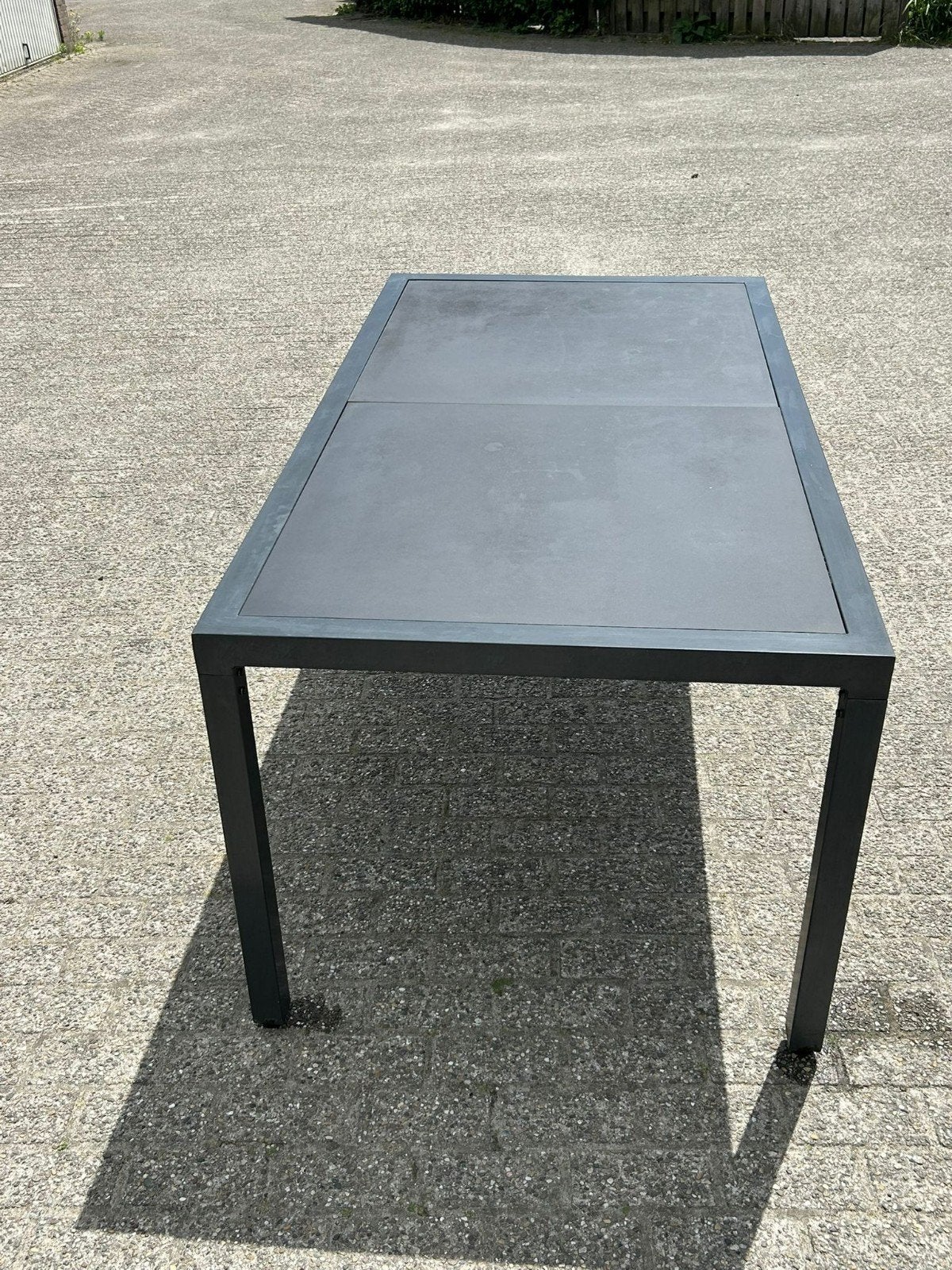 Tuintafel, Tuin en Terras, Tuintafels, Ophalen, Gebruikt, Rechthoekig, Aluminium