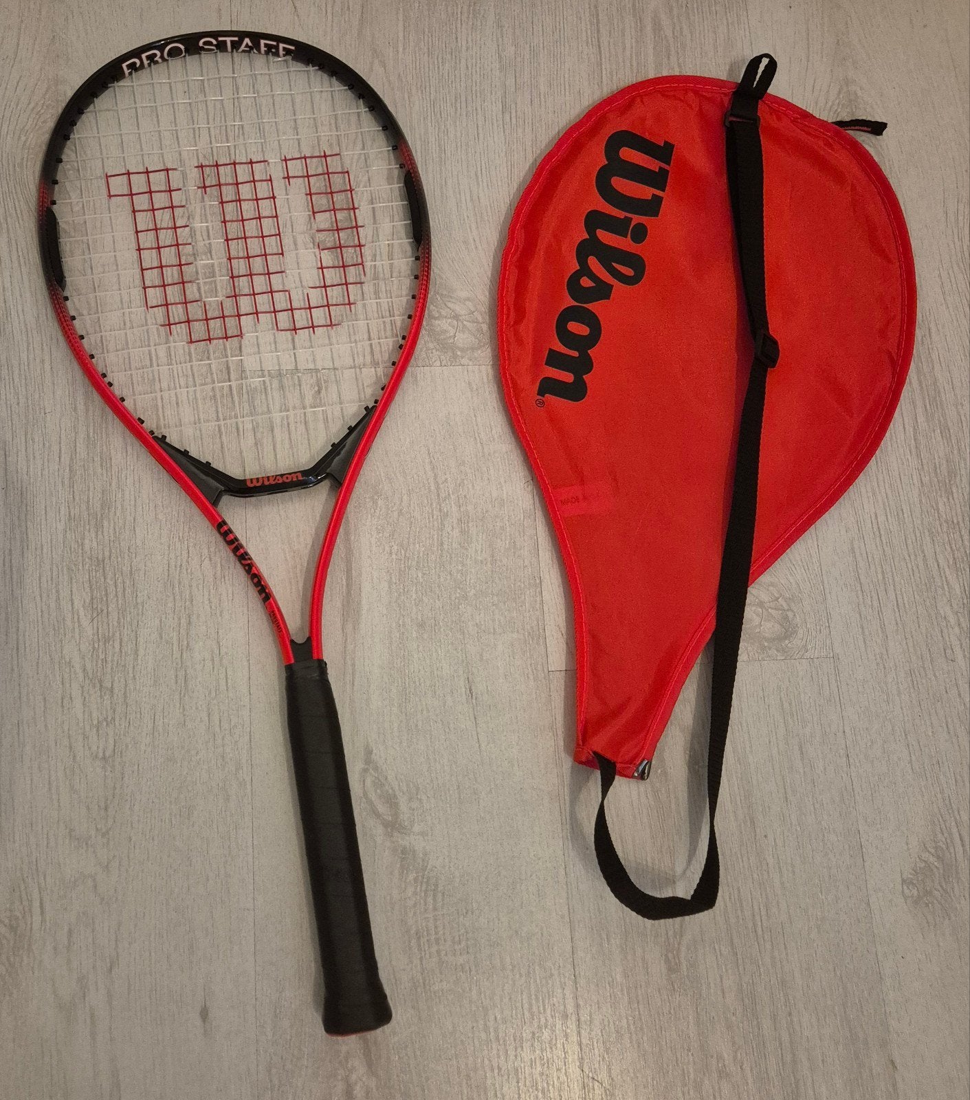 Wilson Pro Staff JR 26 tennisracket met tas - Nieuw, Ophalen of Verzenden, Zo goed als nieuw, Racket, Wilson