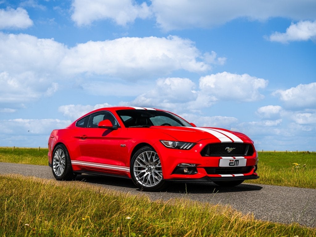 Ford Mustang 5.0 GT Org EU - Dealer Oh. - Clean Title, Automaat, Gebruikt, Leder, Bedrijf