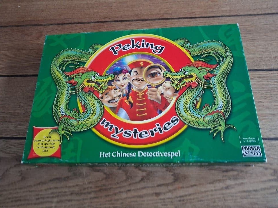 Peking Mysteries: Het Chinese Detectivespel (Parker), Drie of vier spelers, Ophalen of Verzenden, Gebruikt, Parker