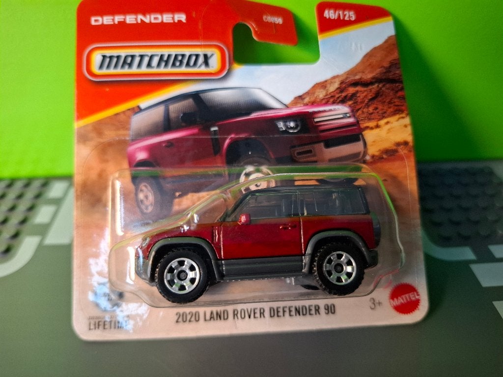 Matchbox 46 - 2020 Land Rover Defender 90 [rood] 1/60 MIB, Ophalen of Verzenden, Nieuw, Auto