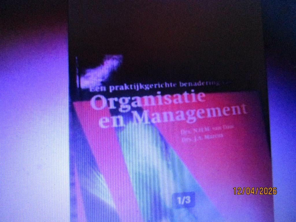 organisatie en management van Dam 9789001210243 ##, Ophalen of Verzenden, Gelezen, Management
