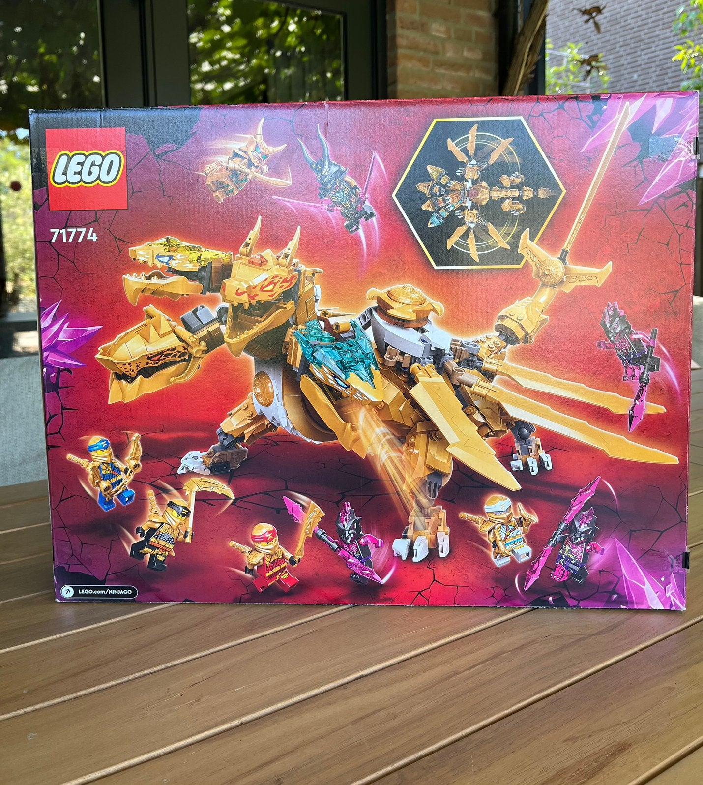 Te koop: lego lloyds golden ultra dragon, Ophalen, Zo goed als nieuw