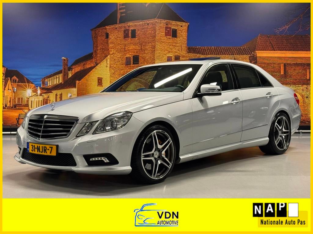 Mercedes-Benz E-klasse 500 Avantgarde AMG Automaat Leer Schu, Auto's, Achterwielaandrijving, Gebruikt, Bedrijf, 388 pk