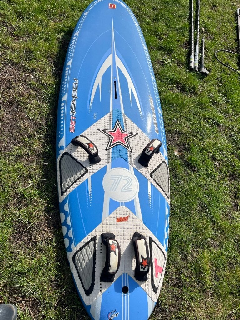 Tabou Rocket 135 - gehele set, Ophalen, Met mast, Gebruikt, 5 tot 6.5 m²