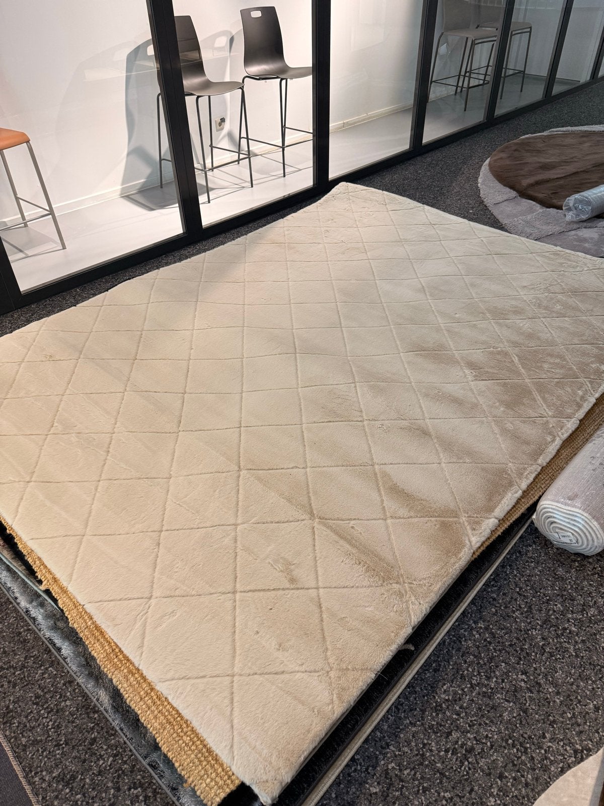 Lalee Impulse Vloerkleed Beige 200x290 cm, Beige, Ophalen of Verzenden, Zo goed als nieuw, 200 cm of meer