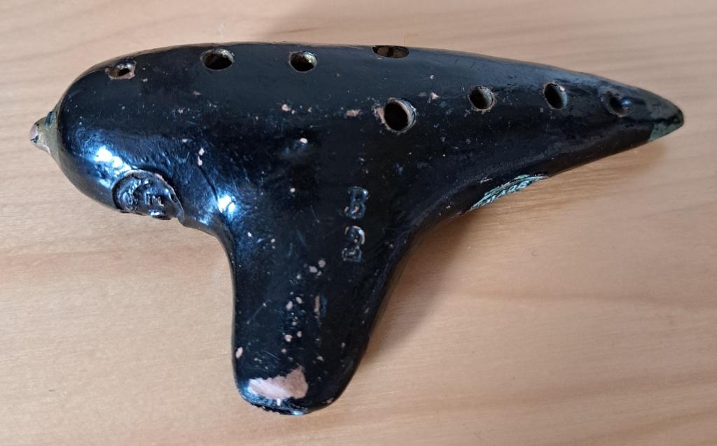 Antieke EWA Ocarina B2, Muziek en Instrumenten, Blaasinstrumenten | Overige, Ophalen of Verzenden, Gebruikt