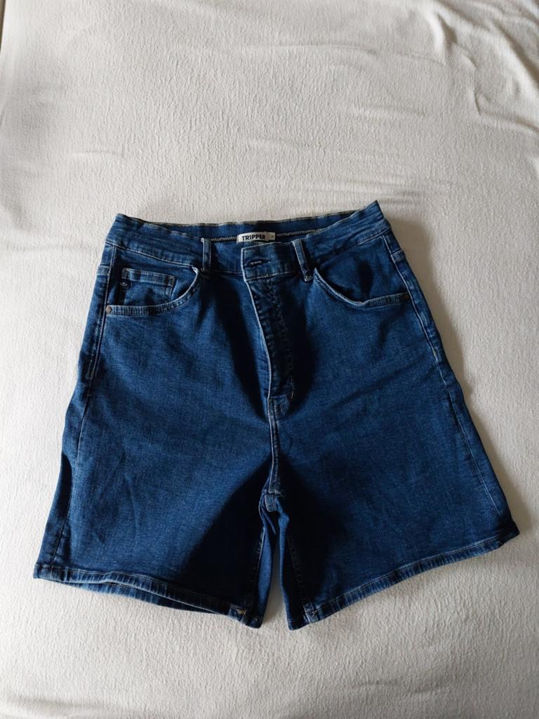 Tripper jeans short maat L blauw, Nieuw, W30 - W32 (confectie 38/40), Tripper, Verzenden