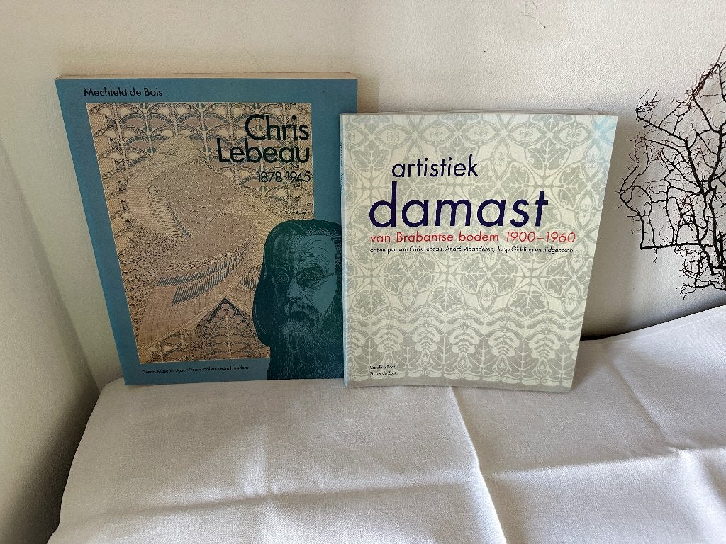 Originele damasten serveten Chris Lebeau - de laatste 3!!, Antiek en Kunst, Ophalen of Verzenden