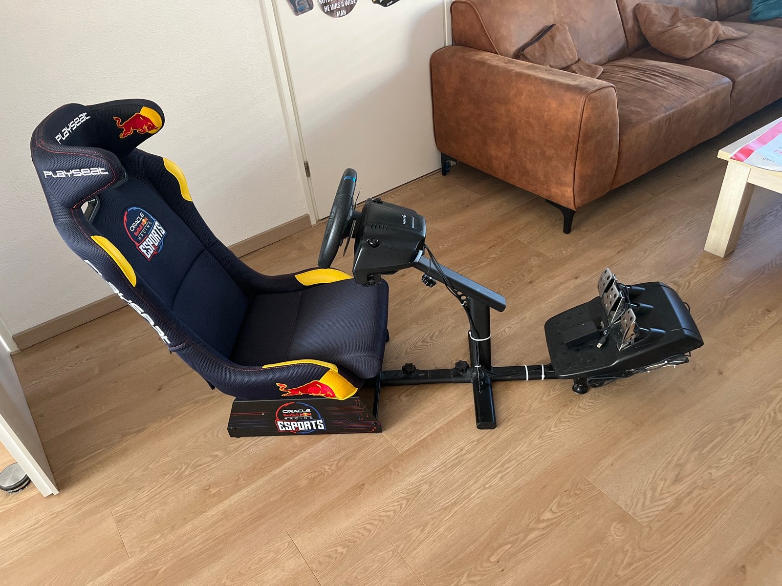 Playseat Red Bull Racing Esports met Logitech G29, Spelcomputers en Games, Ophalen, Gebruikt, Playseat of Racestoel, PlayStation 3
