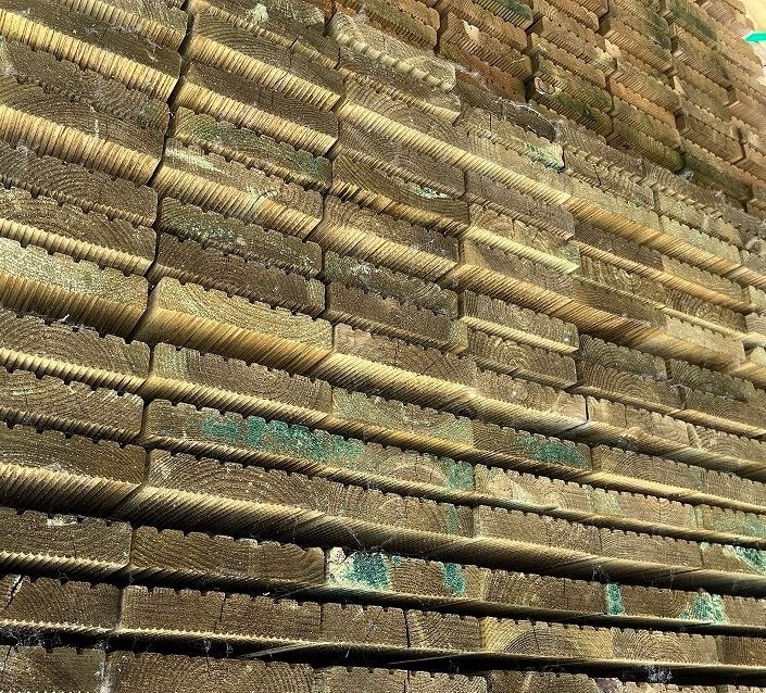 Vlonder planken. Nw. 40 stuks van 3.00 mtr. Geimpregneerd, Tuin en Terras, Palen, Balken en Planken, Ophalen, Nieuw, 250 cm of meer