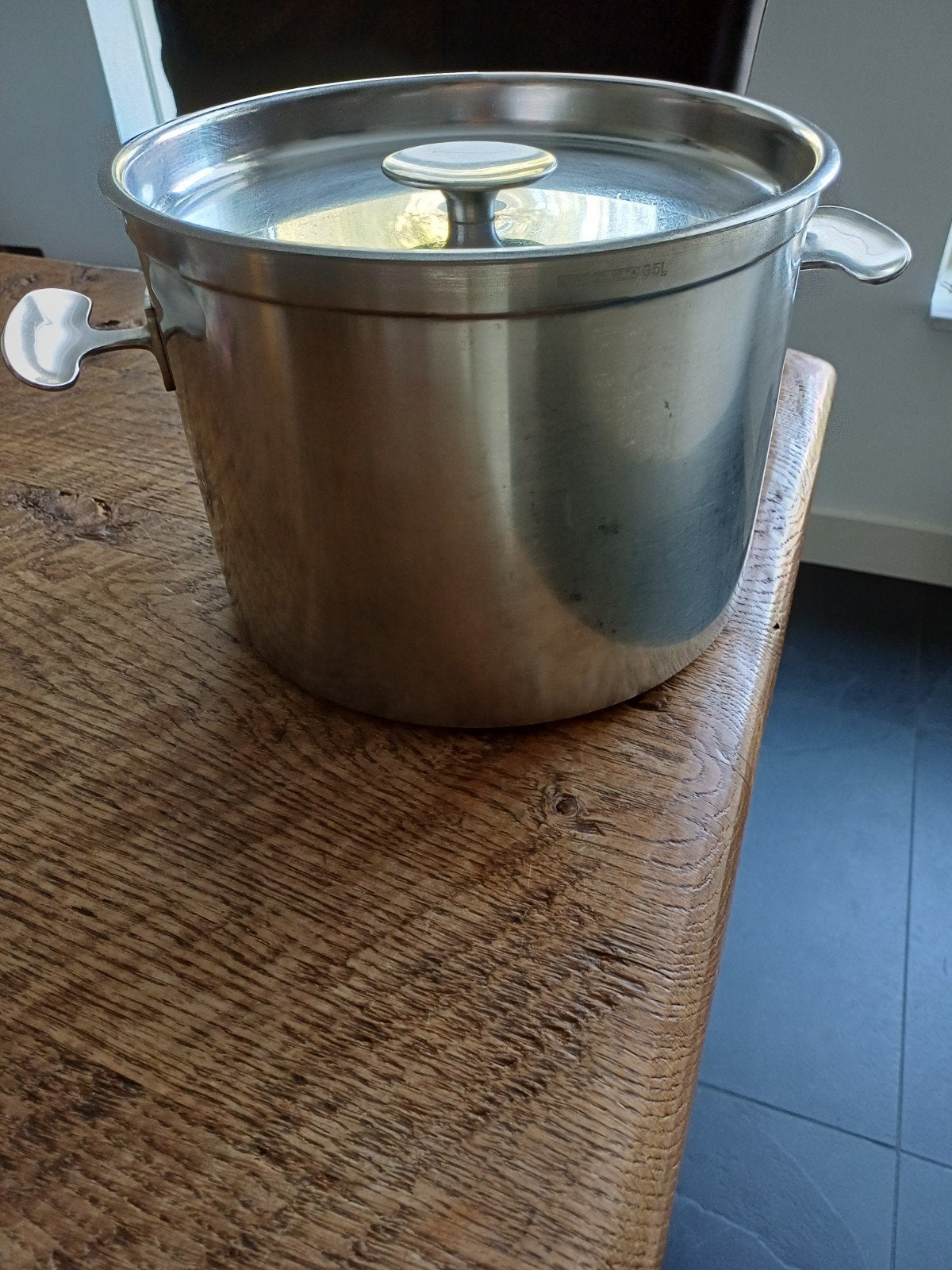 grote pan Gero zilmeta G5L ontworpen Dick Simonis, Ophalen, Rvs