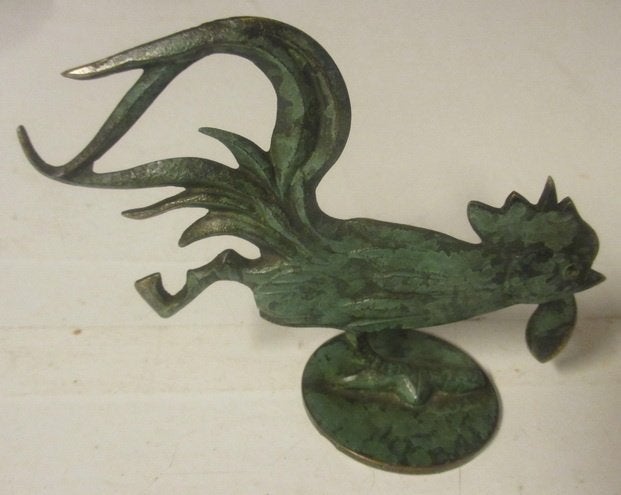 antieke bronzen haan Hagenauer stijl, Verzenden