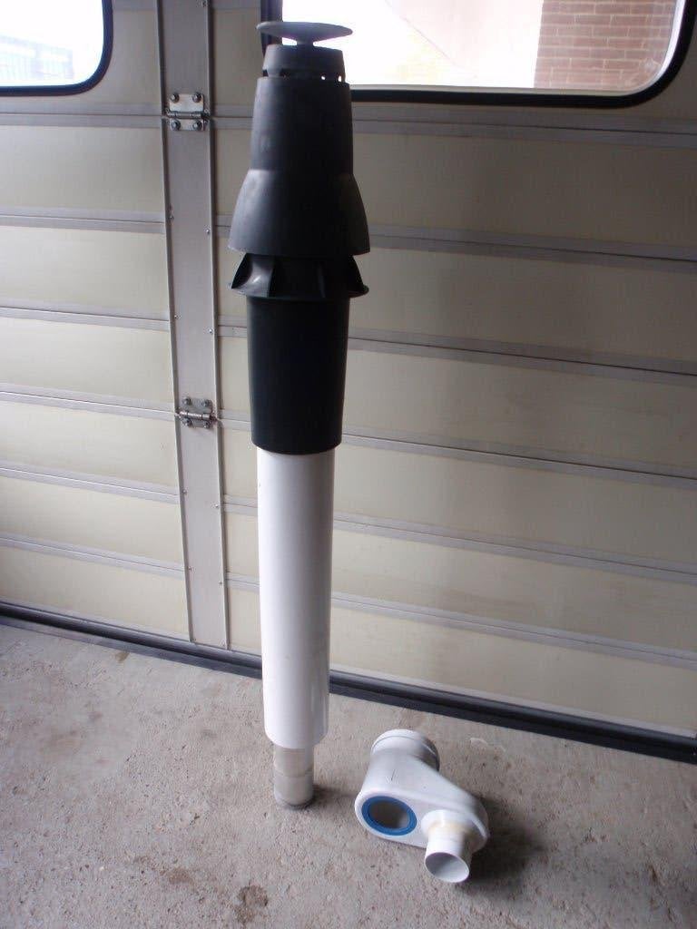 Afvoer cv ketel, Doe-het-zelf en Verbouw, Ophalen, Afvoer, Gebruikt, Aluminium