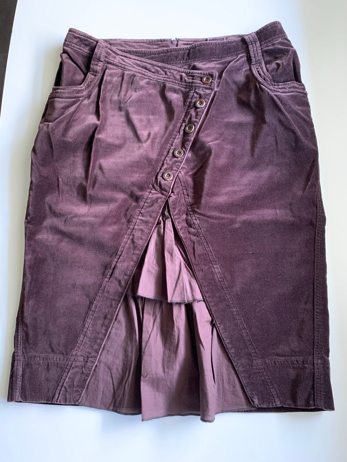 Mooie paarse corduroy rok van The Barn, Kleding | Dames, Maat 38/40 (M), Paars, Ophalen of Verzenden, Zo goed als nieuw