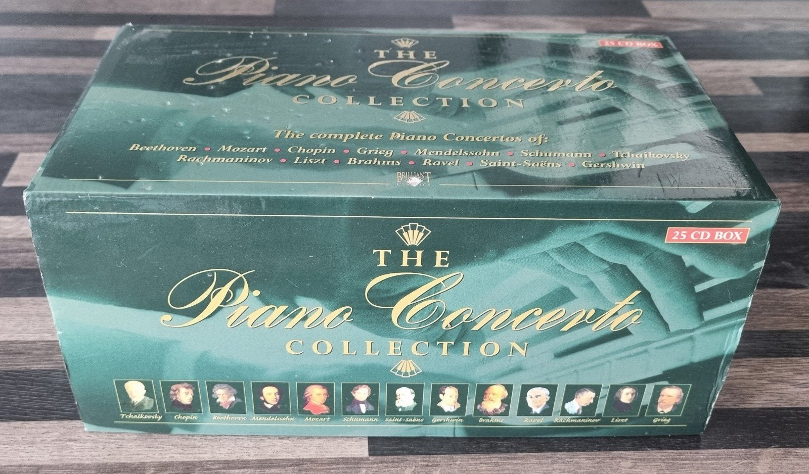 Brilliant Piano Concerto Collection: 25 CD Boxset Klassiek, Boxset, Ophalen of Verzenden, Zo goed als nieuw, Romantiek