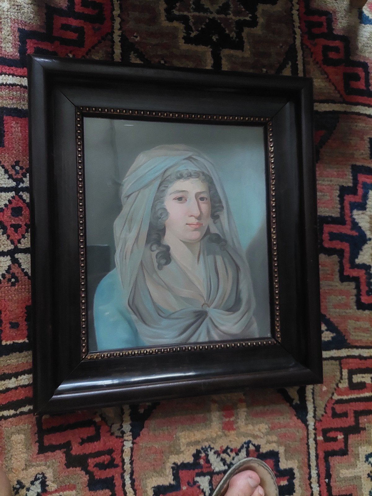 portret van een dame, Antiek en Kunst, Ophalen of Verzenden