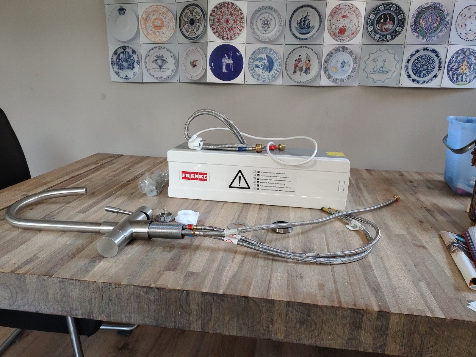 FRANKE 4-in-1 Keukenmengkraan Helix met Heating Tank, Ophalen of Verzenden, Zo goed als nieuw, Overige merken