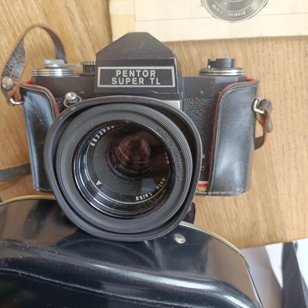Pentor Super TL analoge camera met gebruiksaanwijzing, Ophalen of Verzenden, Spiegelreflex, Overige Merken