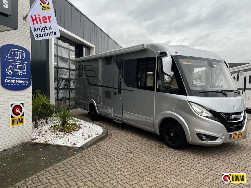 Hymer B ML I 780 Zilver, schotel, airco, E&P levelsy, Caravans en Kamperen, Campers, Automaat, Ringverwarming, Bedrijf, Diesel