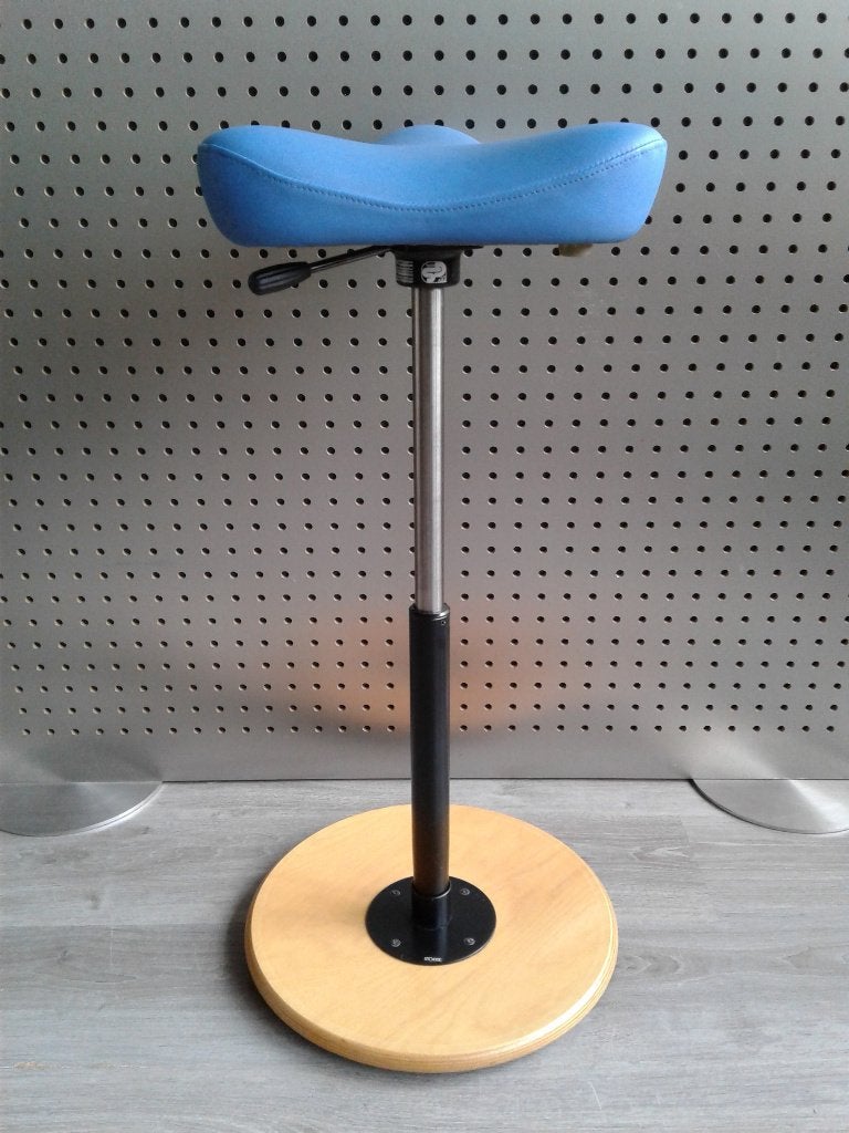Stokke (Variér) Move (Medium) (Lichtblauw), Heel Mooi!, Huis en Inrichting, Bureaustoelen, Blauw, Ophalen of Verzenden, Zo goed als nieuw