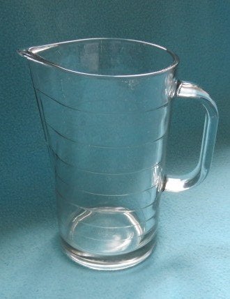 Vintage glazen kan Ikea Svepa ongeveer 1 liter jaren 90, Ophalen of Verzenden