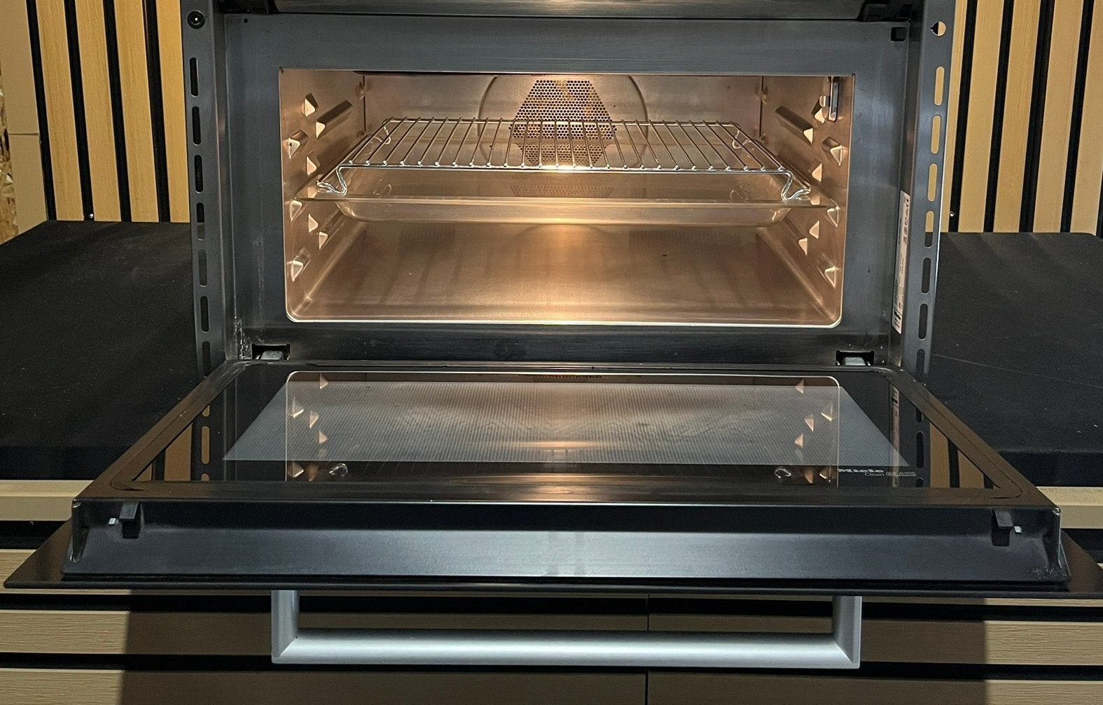 Zeer luxe Miele H6200BM Combi oven magnetron, Ophalen, 45 tot 50 cm, Gebruikt, 60 cm of meer