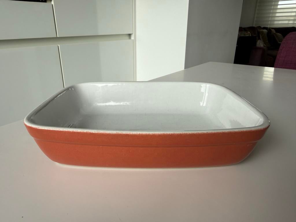 Ovenschaal 24x18x5 cm, Ophalen, Steen/keramiek, Oranje, Overige typen