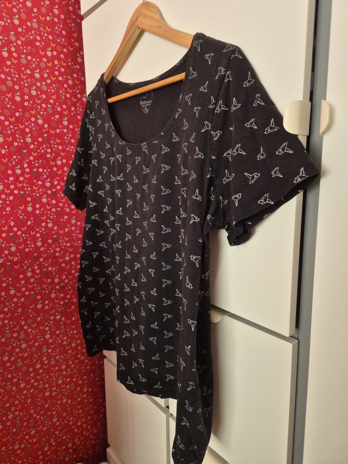 T-shirt mt XXL, Ophalen, Gedragen, Zwart, Shirt of Top