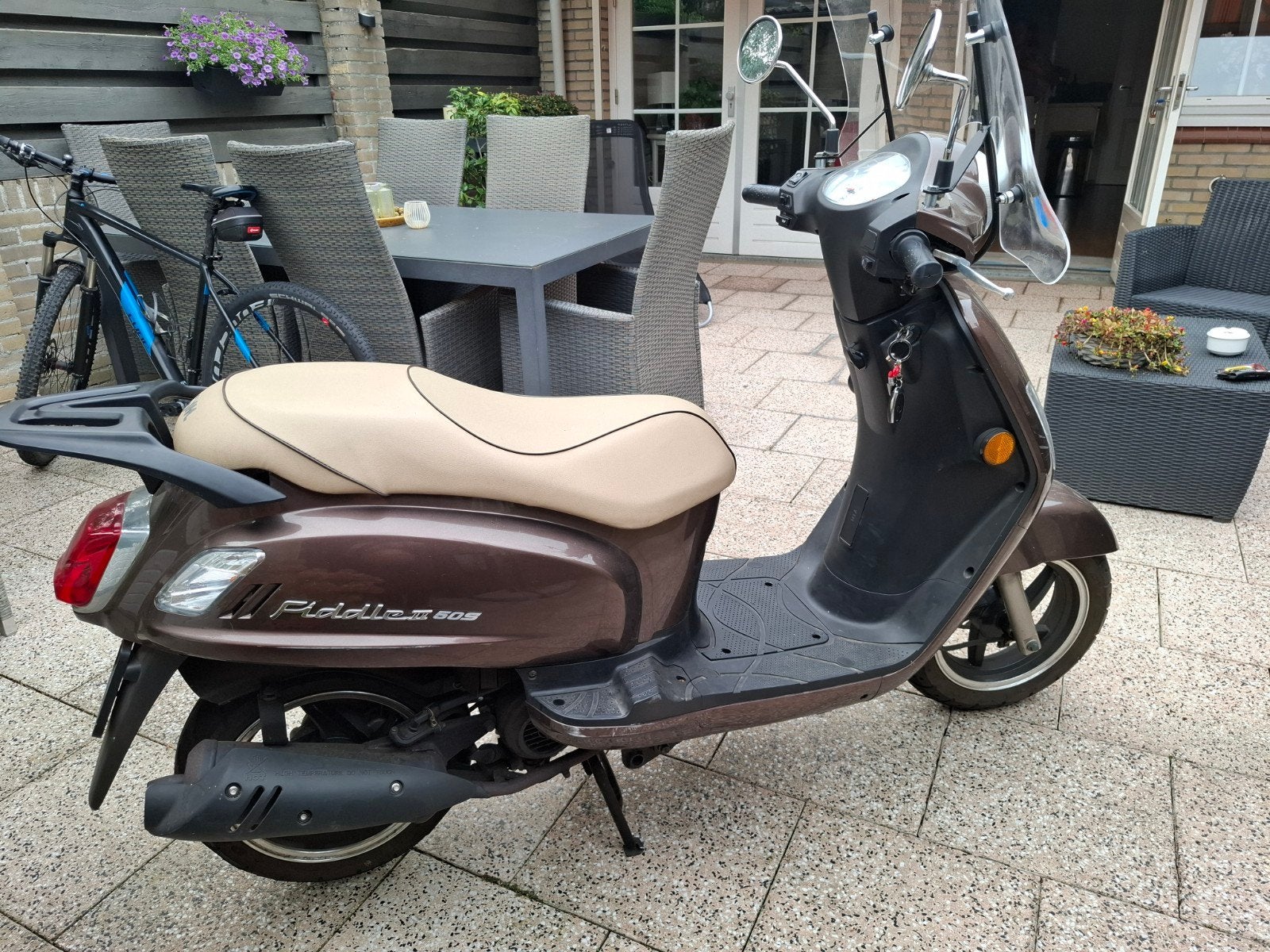 SCOOTER SYM FIDDLE II 50 S MOOI ! 2018, Fietsen en Brommers, Scooters | SYM, Ophalen of Verzenden, Zo goed als nieuw, Benzine