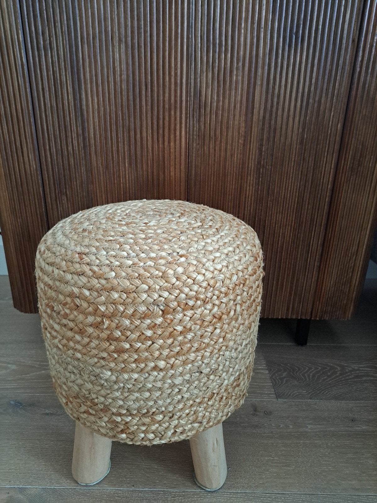 Jute/sisal krukje, Ophalen of Verzenden, Gebruikt, Overige materialen