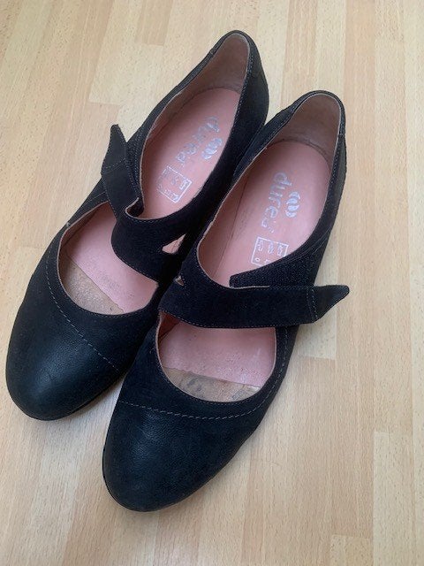 Durea dames schoenen zwart maat 8/42., Durea, Schoenen met lage hakken, Zwart, Nieuw
