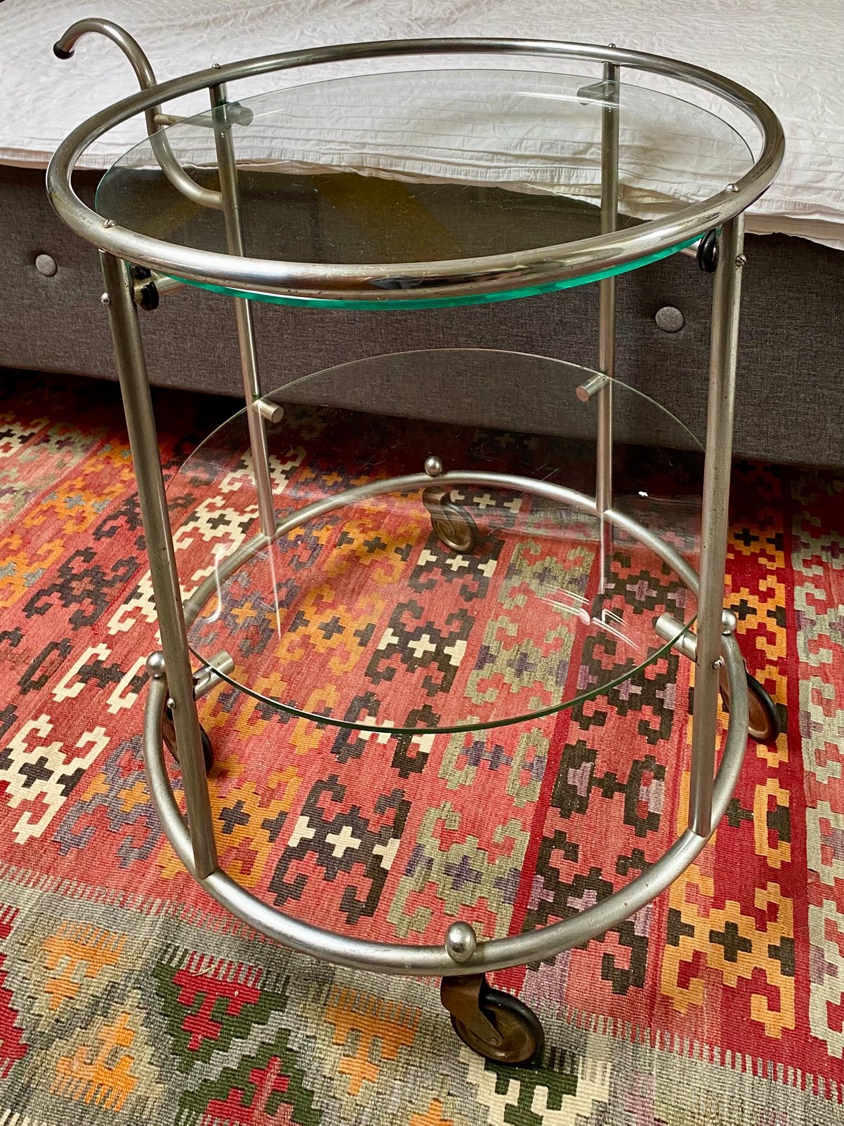 Originele Bauhaus / Art Deco trolley/ bijzet tafel / design, Ophalen