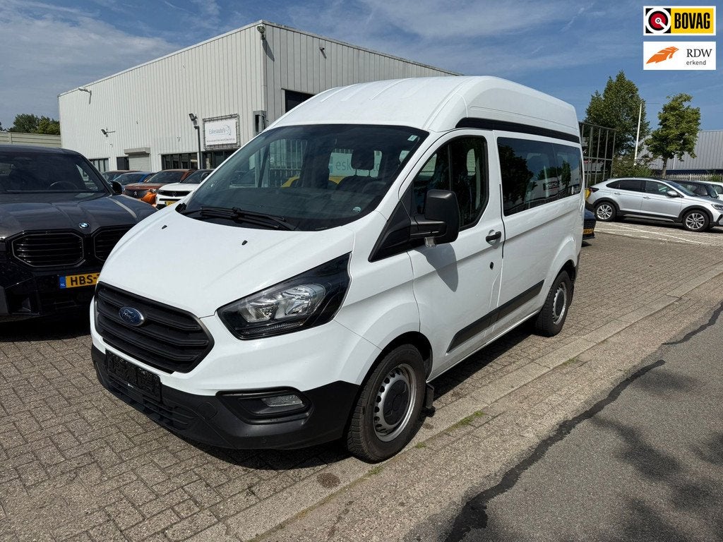 Ford Transit Custom 2.0 TDCI L1H2 Trend Automaat, Rolstoel /, Stof, 4 cilinders, 4 stoelen, Wit