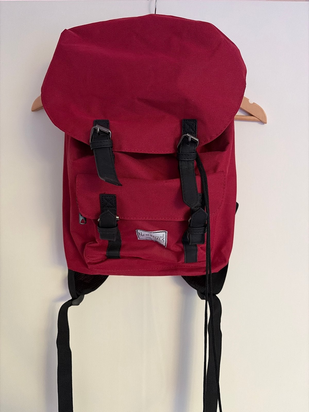 New-Rebels Rugzakje - Bordeauxrood, 25 tot 40 cm, Nieuw, Ophalen of Verzenden, Overige merken
